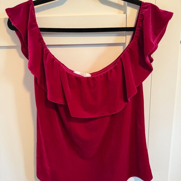 Revolve Amanda Uprichard Off The Shoulder Top, Size Medium - Picture 5 of 5